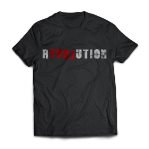 Revolution, Love black t-shirt