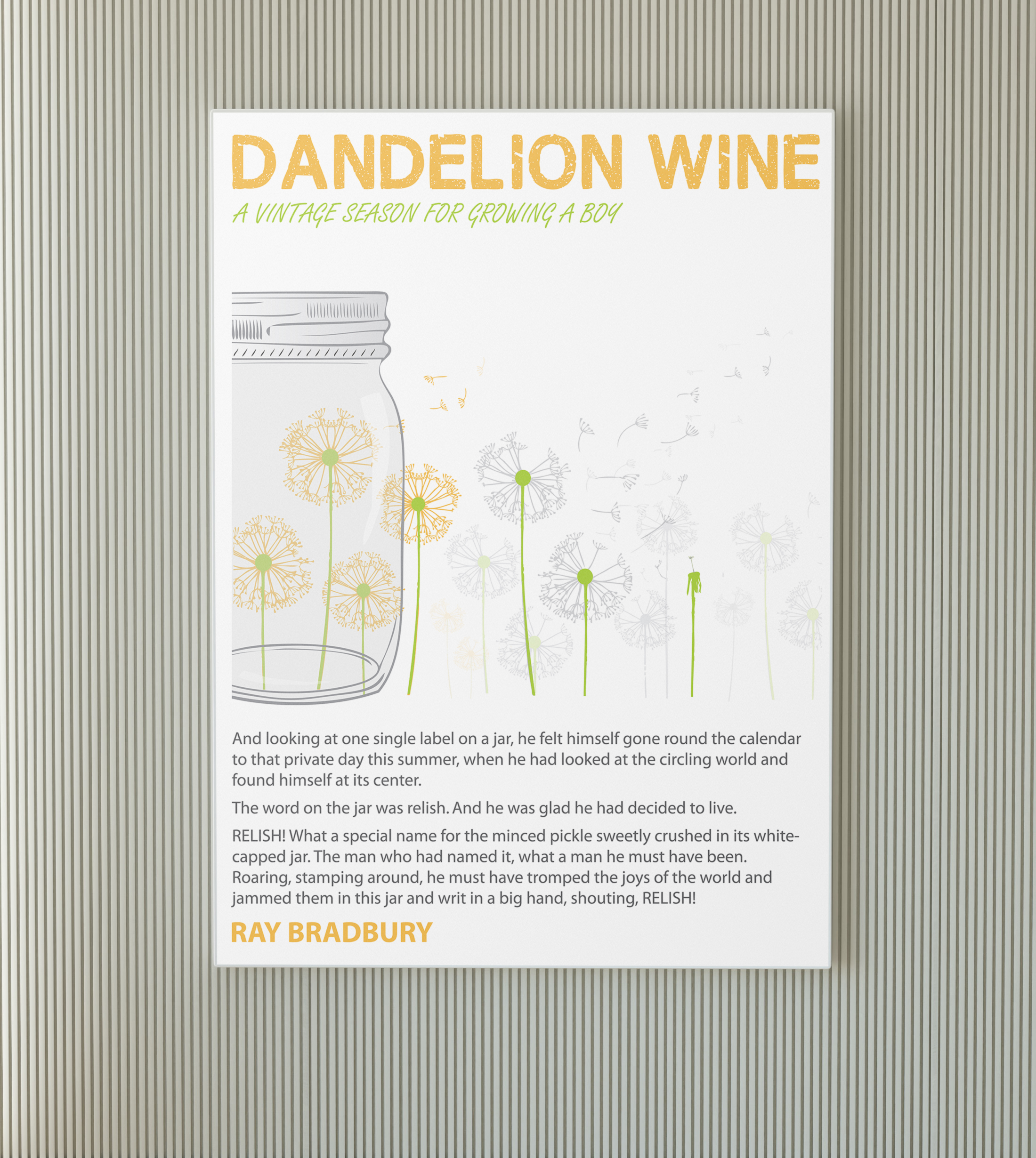 Dandelion Wine