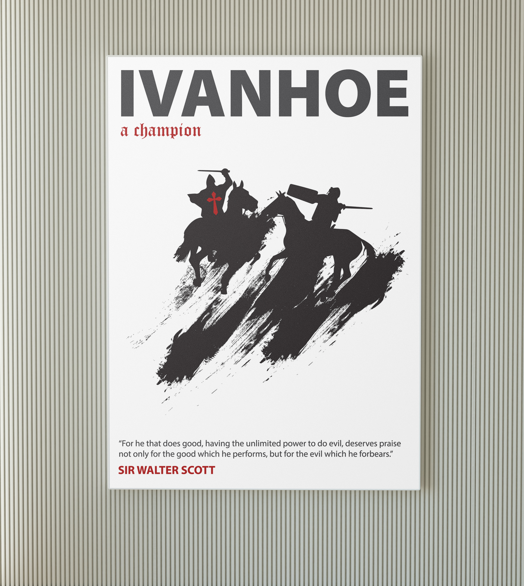 poster 18x24 ivanhoe